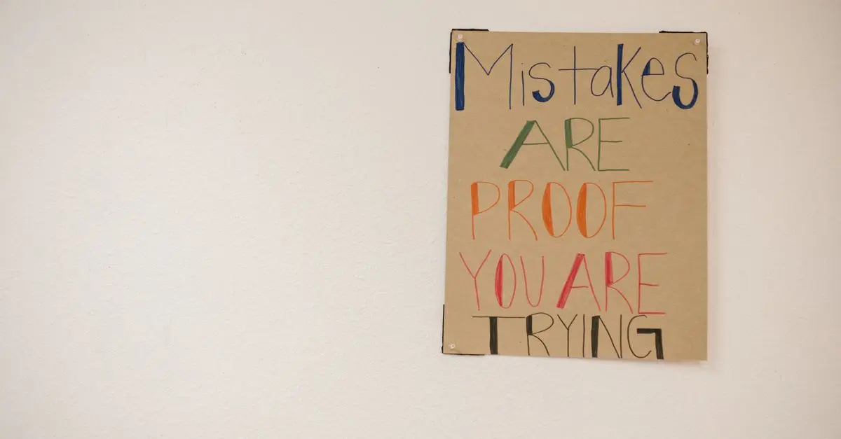 Common Goal Setting Mistakes to Avoid